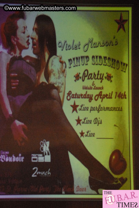 The Violet Manson Website Launch Party