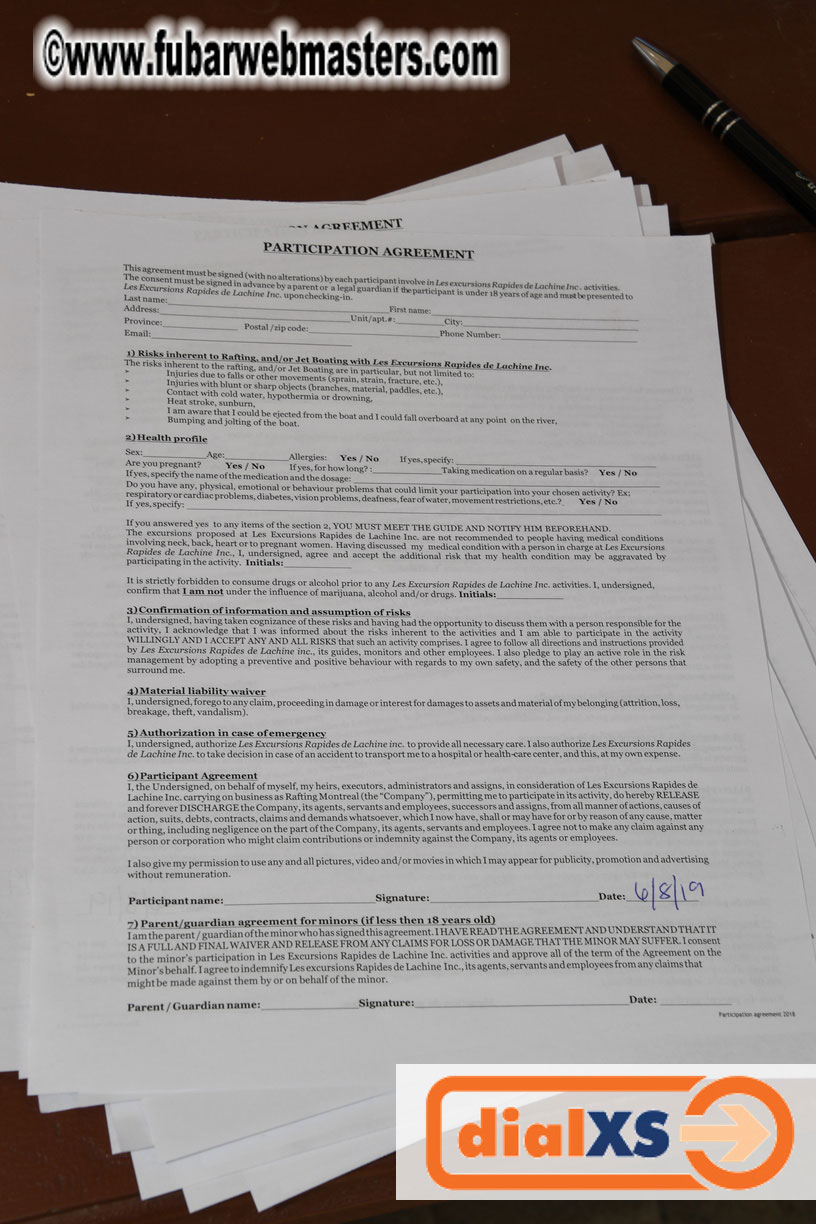 Wet Kick-off BBQ and Rafting