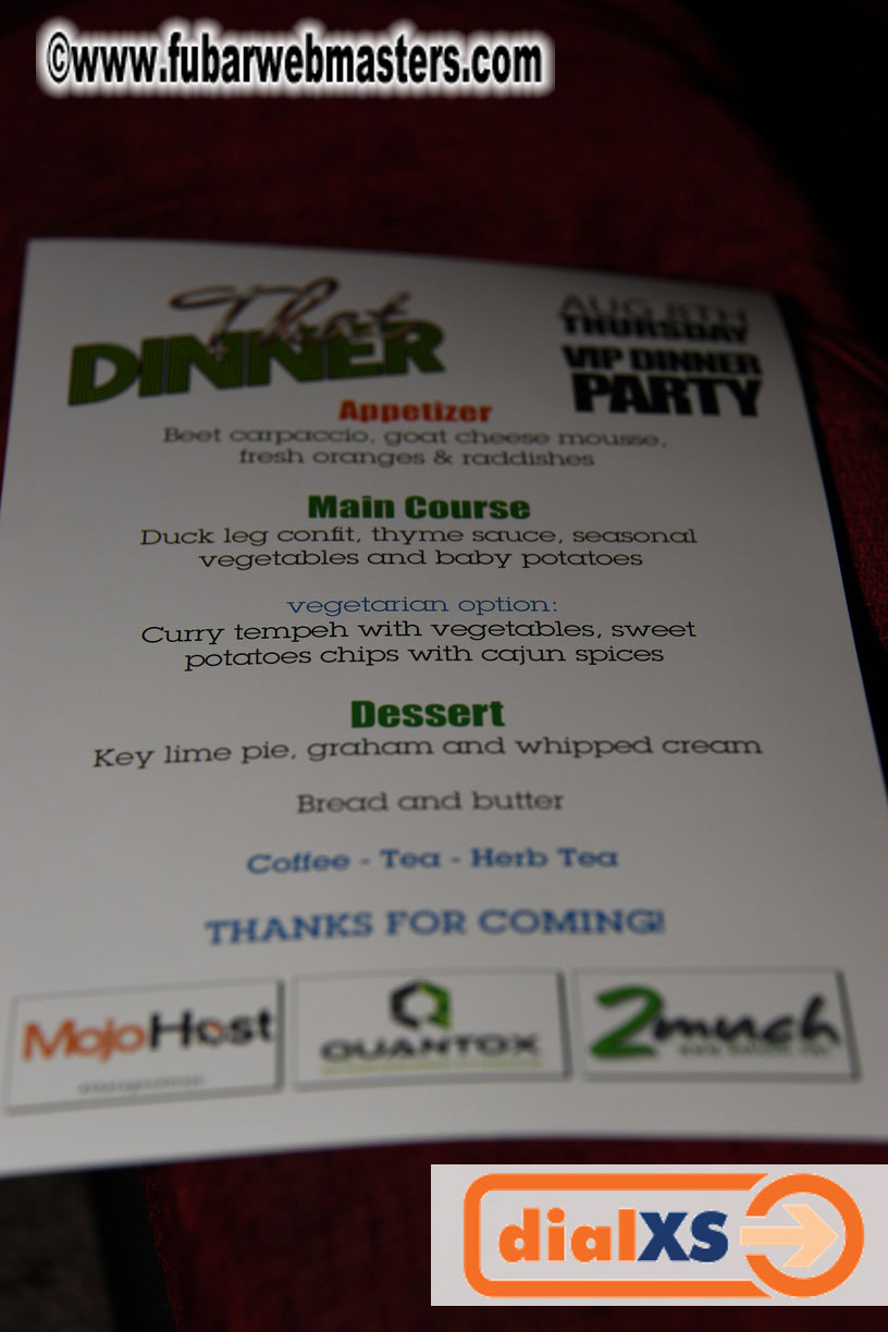 Official Dinner and Closing Party