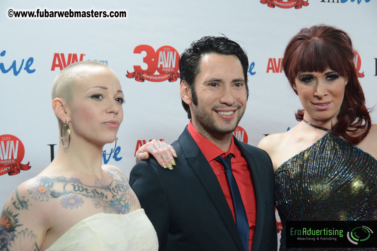Red Carpet Arrivals for the AVN Awards