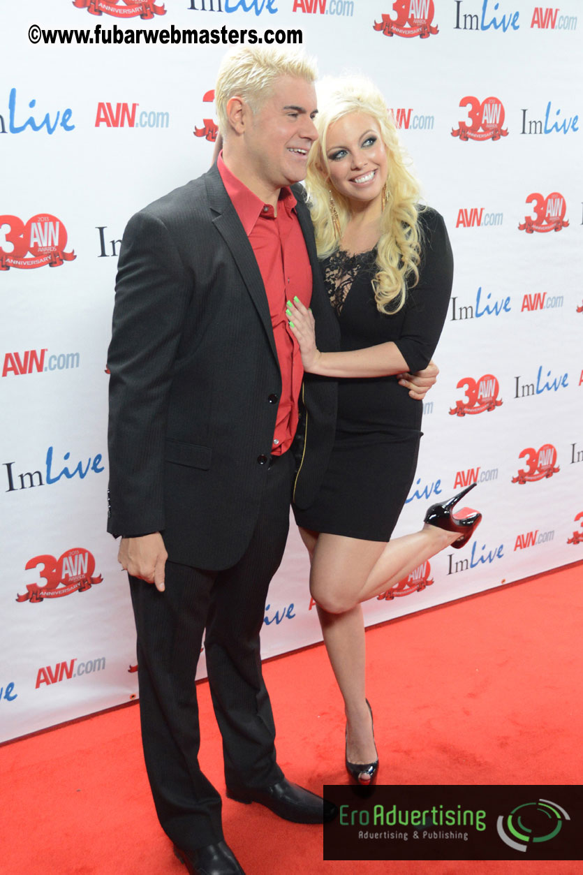 Red Carpet Arrivals for the AVN Awards