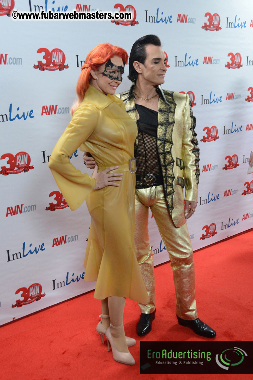 Red Carpet Arrivals for the AVN Awards