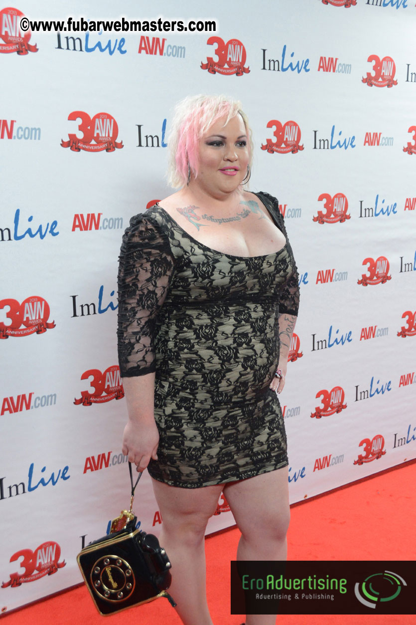 Red Carpet Arrivals for the AVN Awards