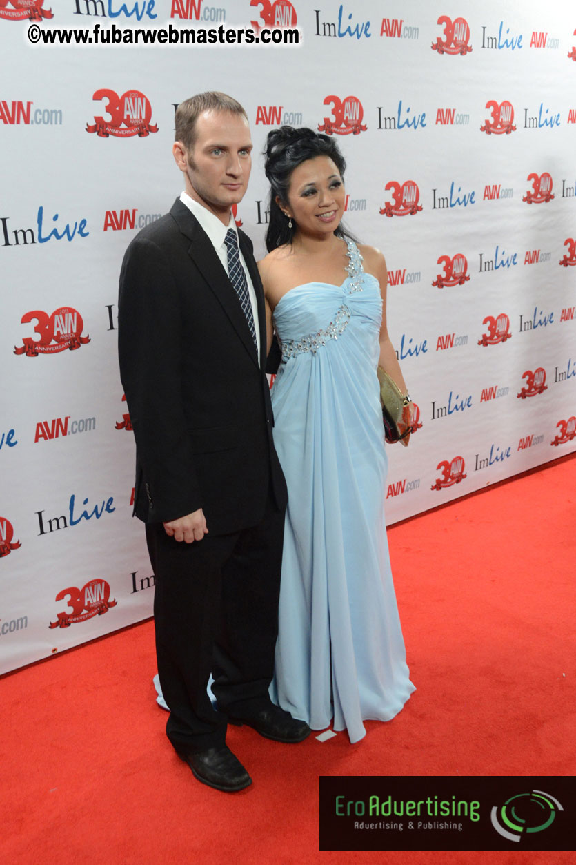 Red Carpet Arrivals for the AVN Awards
