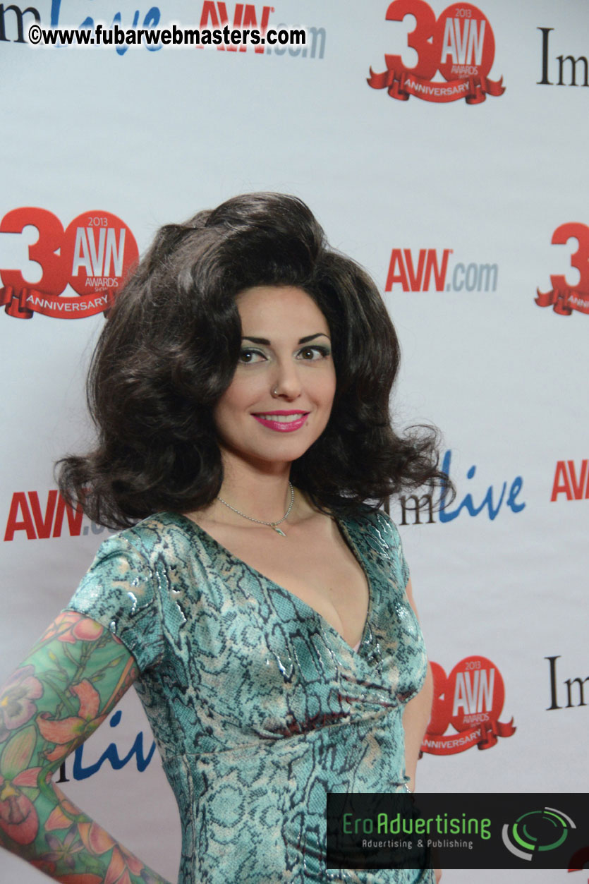 Red Carpet Arrivals for the AVN Awards