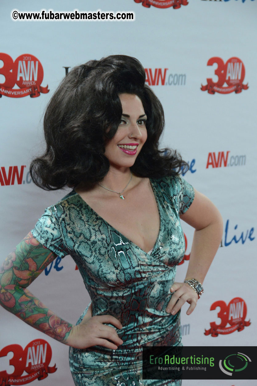 Red Carpet Arrivals for the AVN Awards