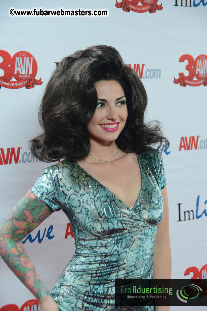 Red Carpet Arrivals for the AVN Awards