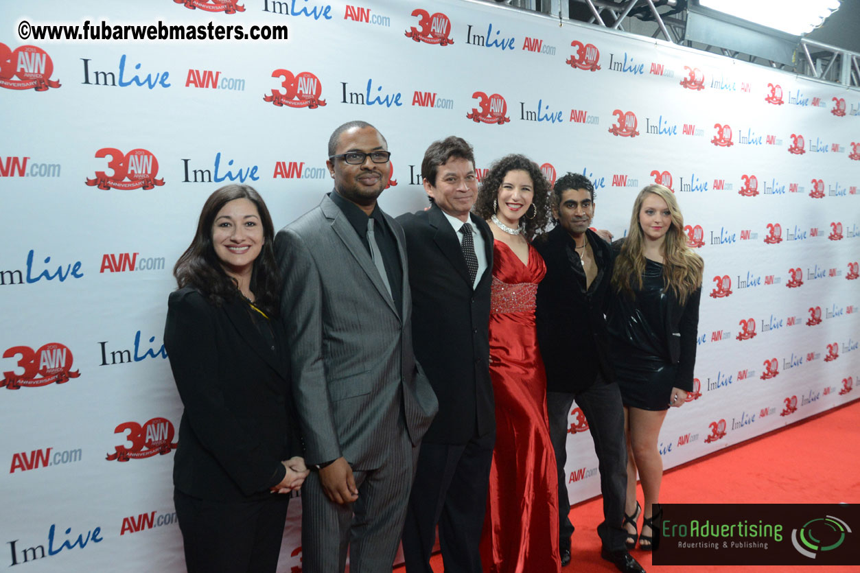 Red Carpet Arrivals for the AVN Awards