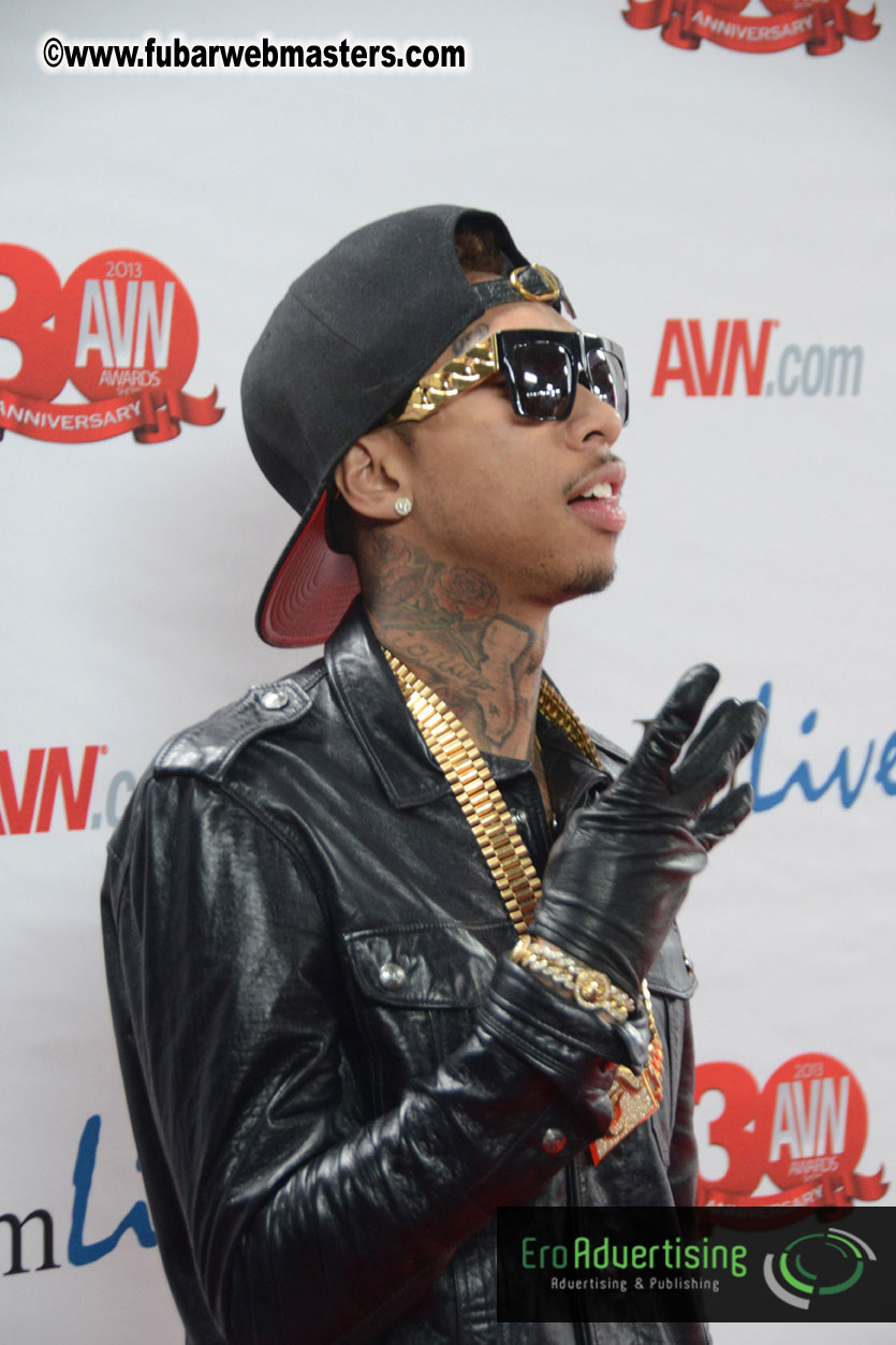 Red Carpet Arrivals for the AVN Awards