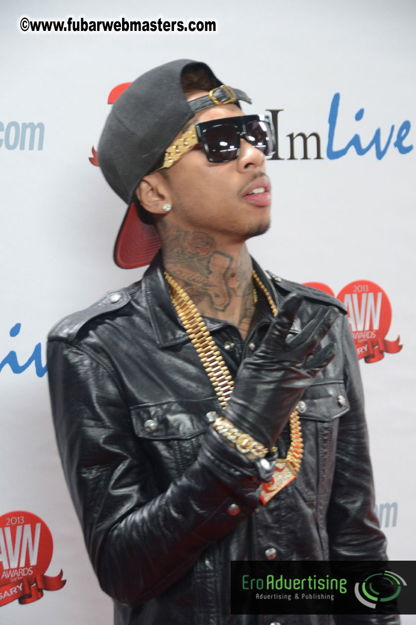 Red Carpet Arrivals for the AVN Awards