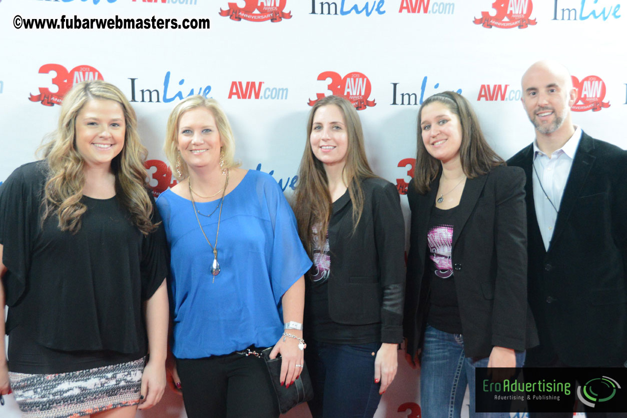 Red Carpet Arrivals for the AVN Awards