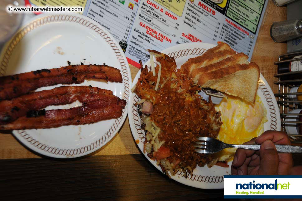Late Night Breakfast @ The Waffle House