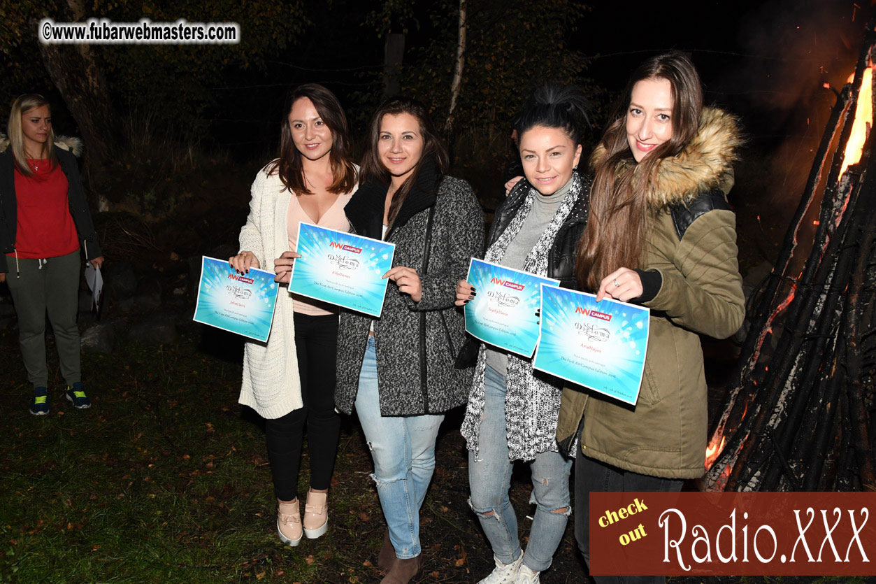 Prize Awards and Bonfire