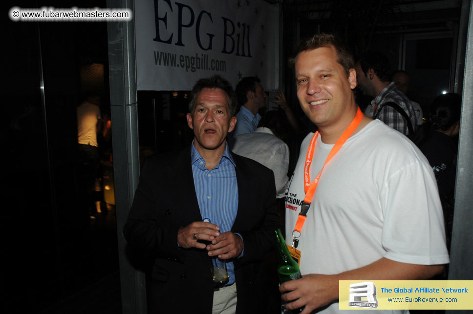 Welcome cocktails Poolside