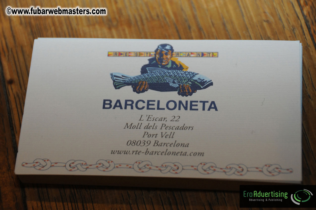 Dinner @ Restaurant Barceloneta