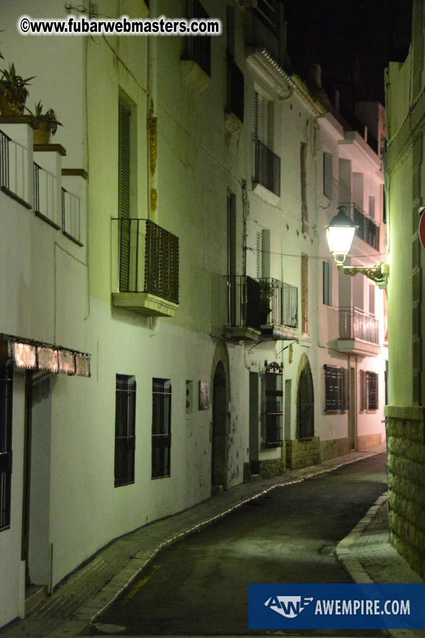 Sitges at night