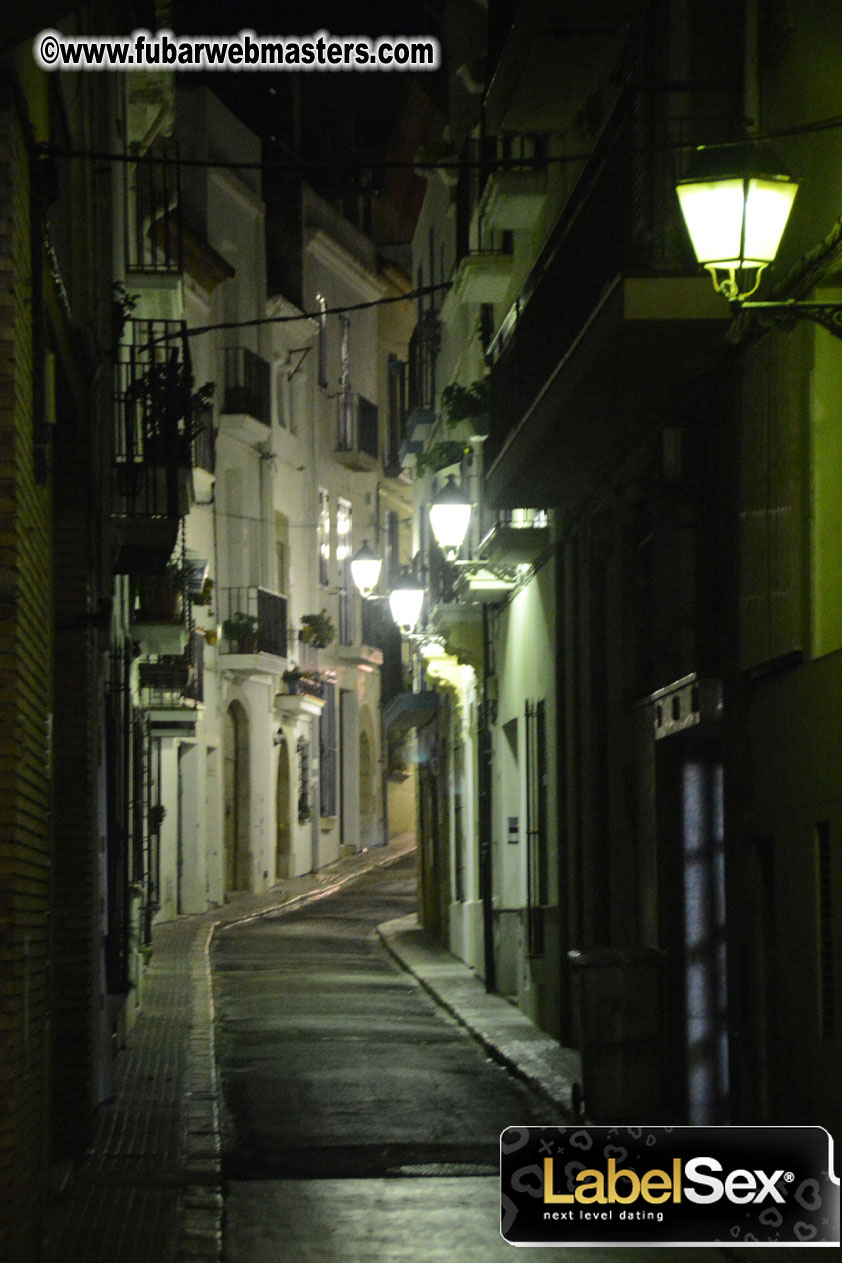 Sitges at night