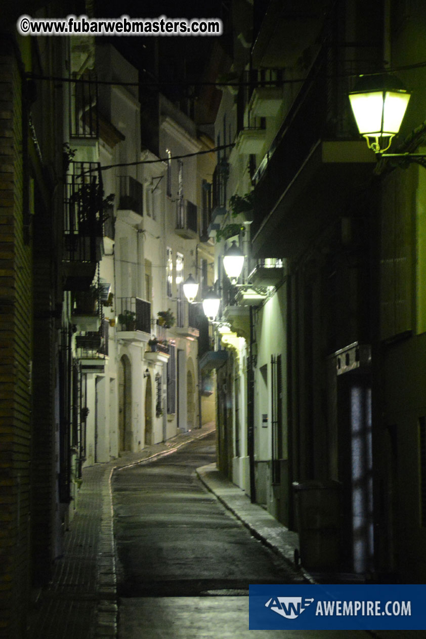 Sitges at night