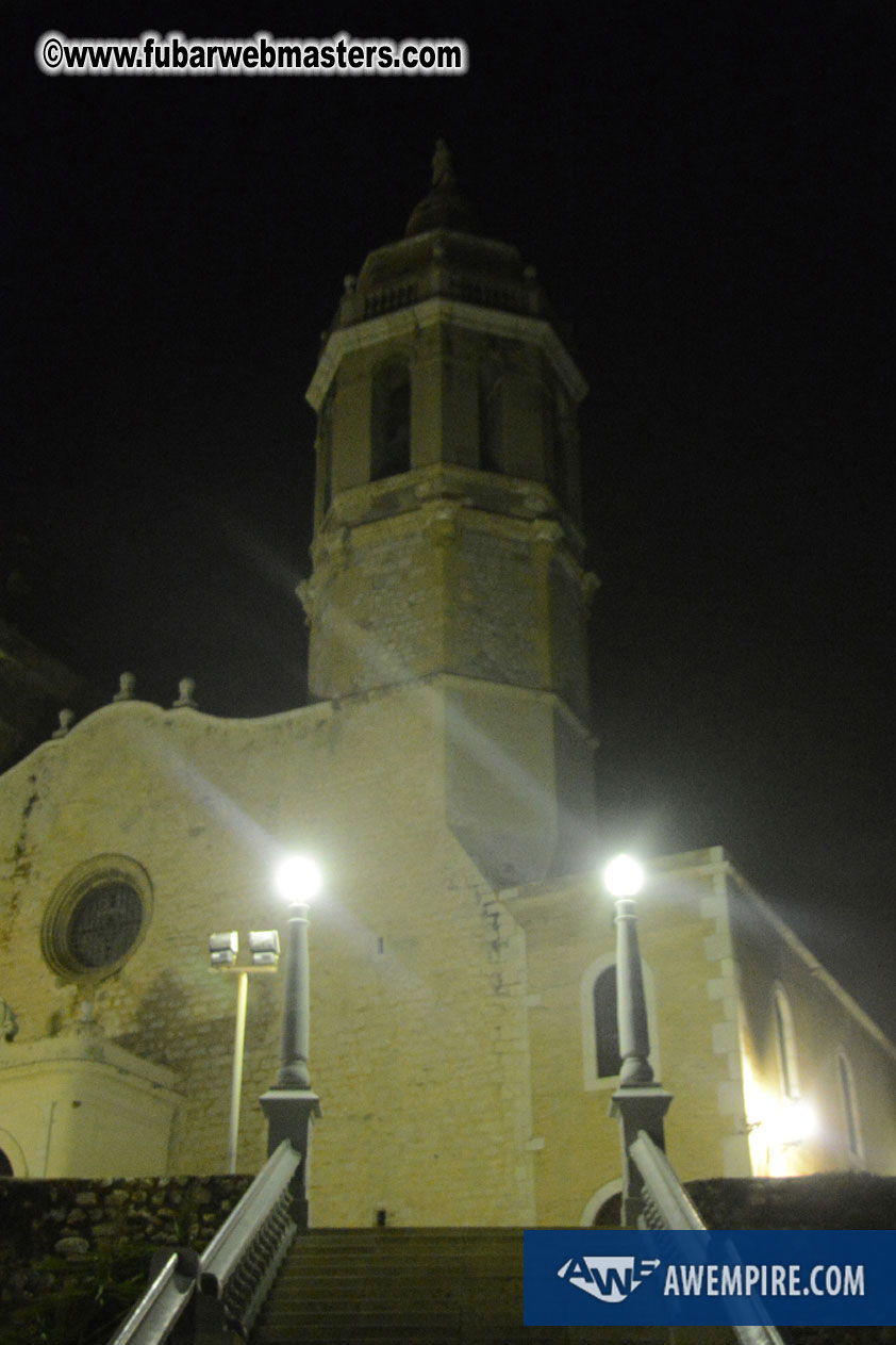 Sitges at night