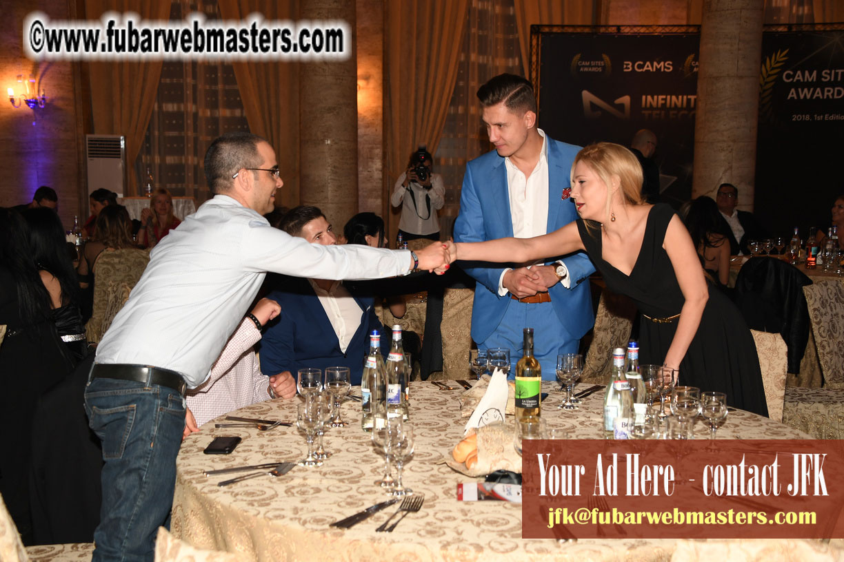 Cam-sites AWARDS Gala