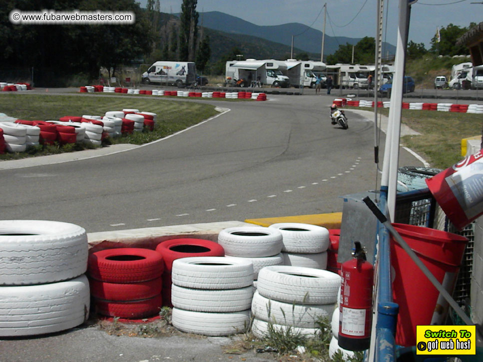 Karting in the mountains of Spain