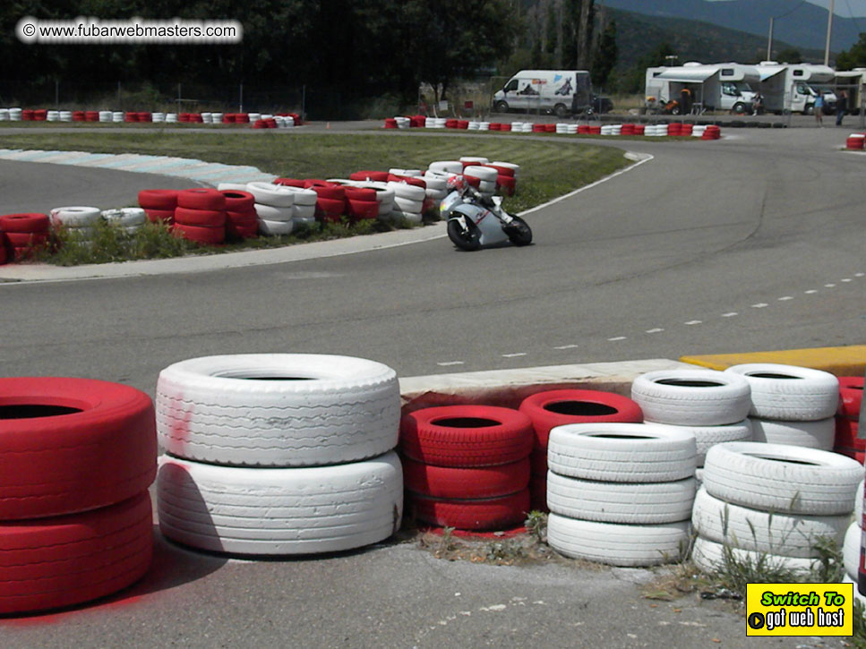 Karting in the mountains of Spain