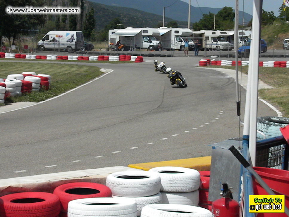 Karting in the mountains of Spain