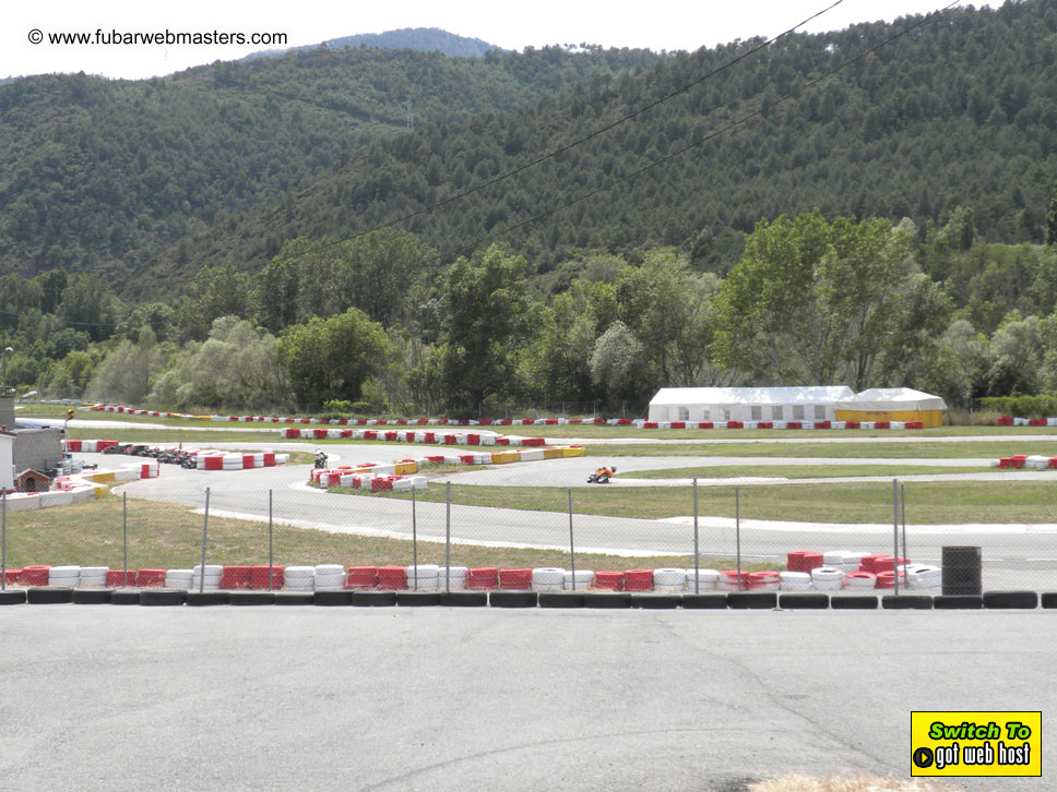 Karting in the mountains of Spain