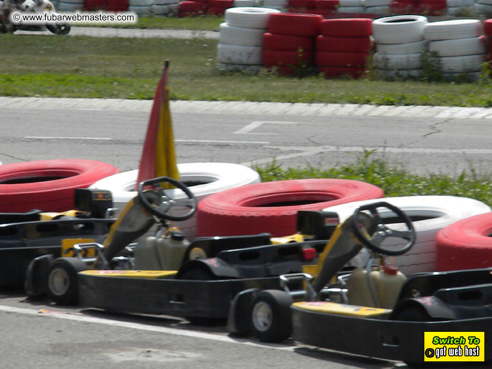 Karting in the mountains of Spain