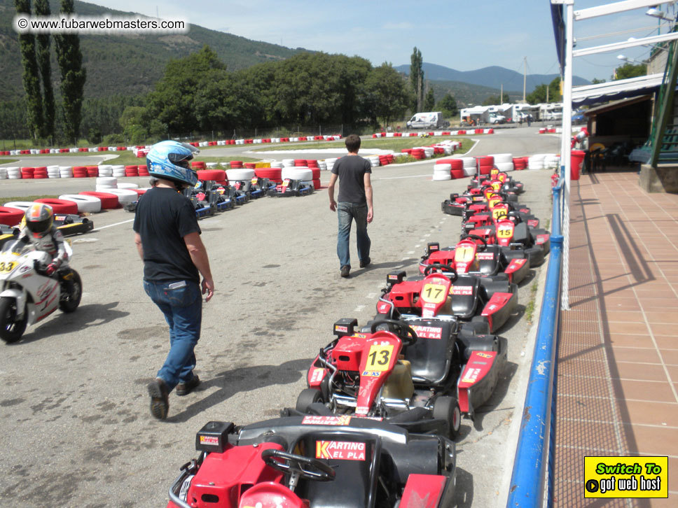 Karting in the mountains of Spain