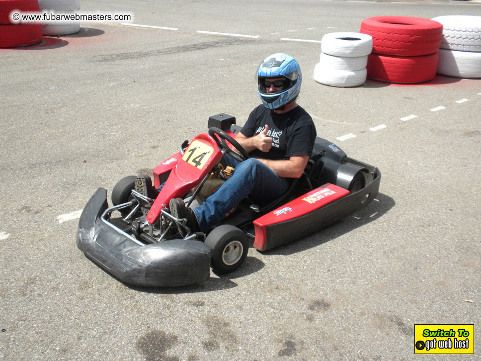 Karting in the mountains of Spain