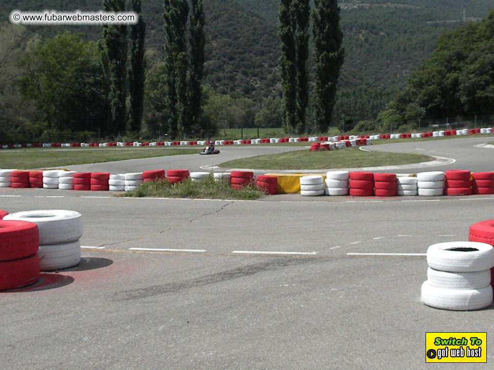Karting in the mountains of Spain