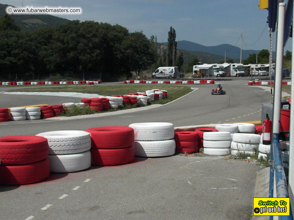 Karting in the mountains of Spain