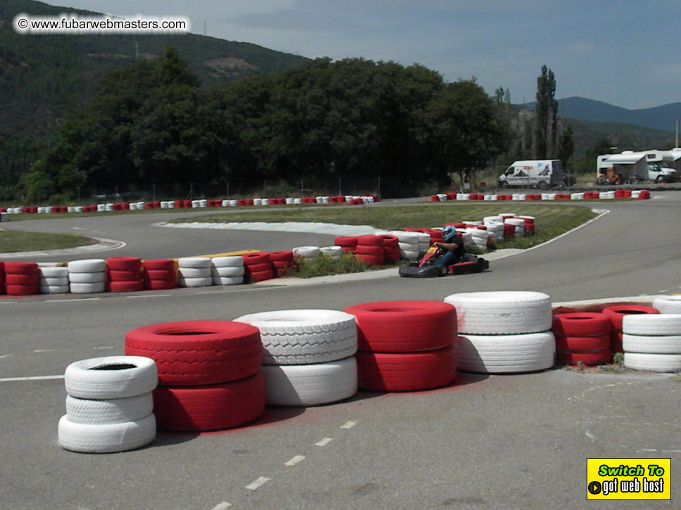 Karting in the mountains of Spain