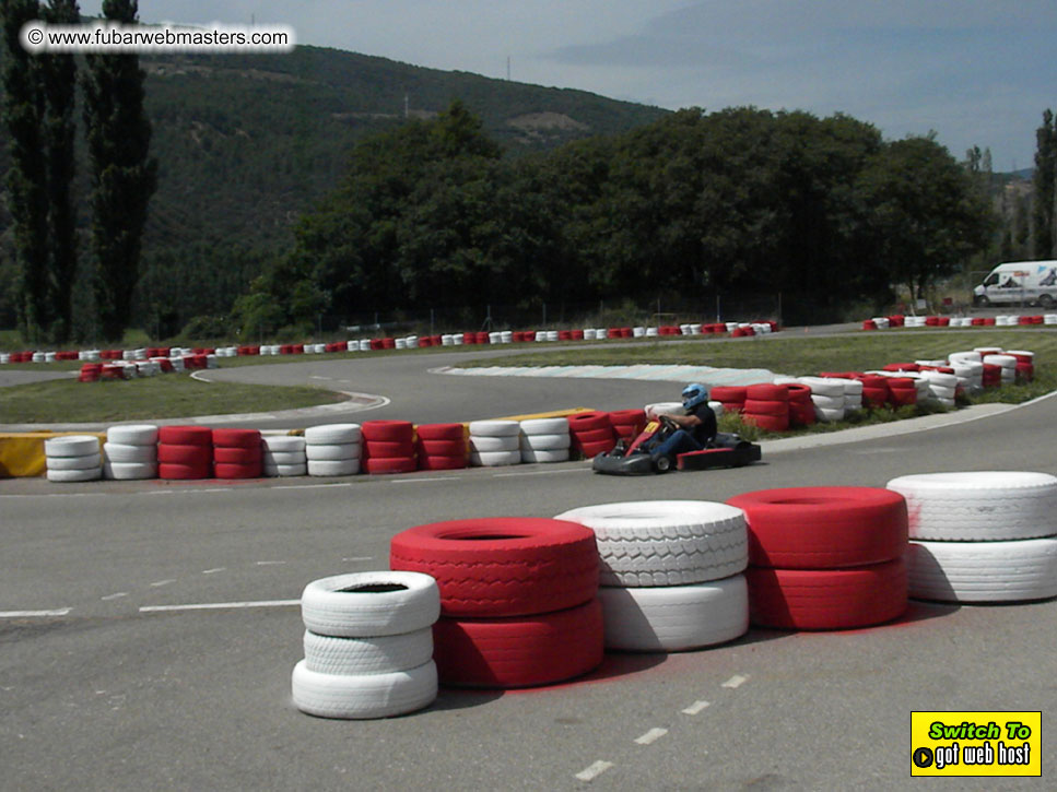 Karting in the mountains of Spain