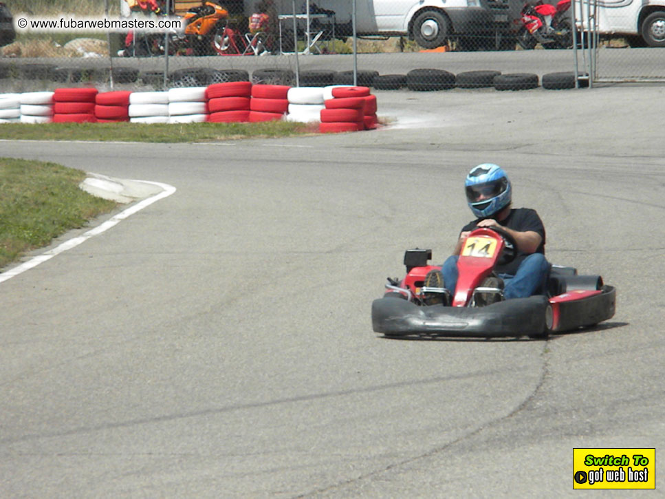 Karting in the mountains of Spain