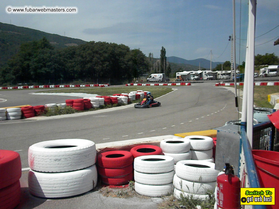Karting in the mountains of Spain