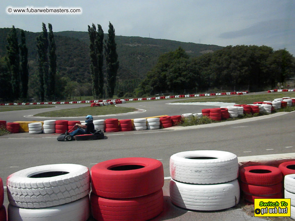 Karting in the mountains of Spain