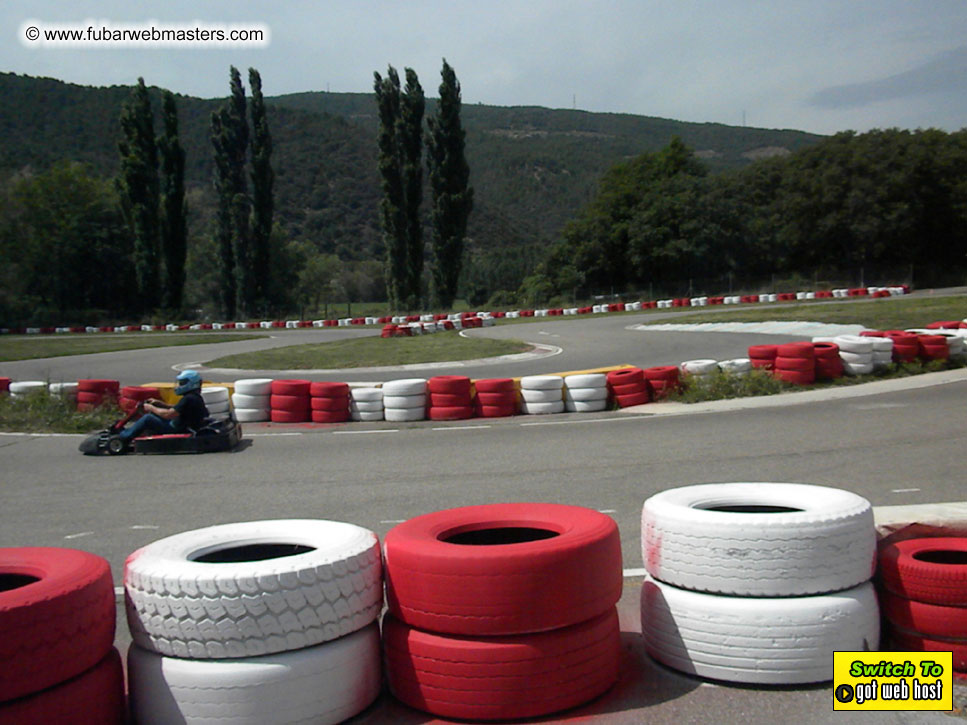 Karting in the mountains of Spain