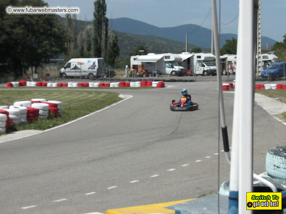 Karting in the mountains of Spain