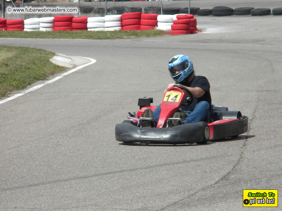 Karting in the mountains of Spain