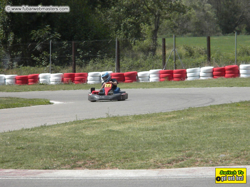 Karting in the mountains of Spain