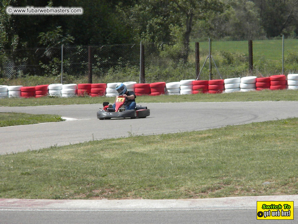 Karting in the mountains of Spain