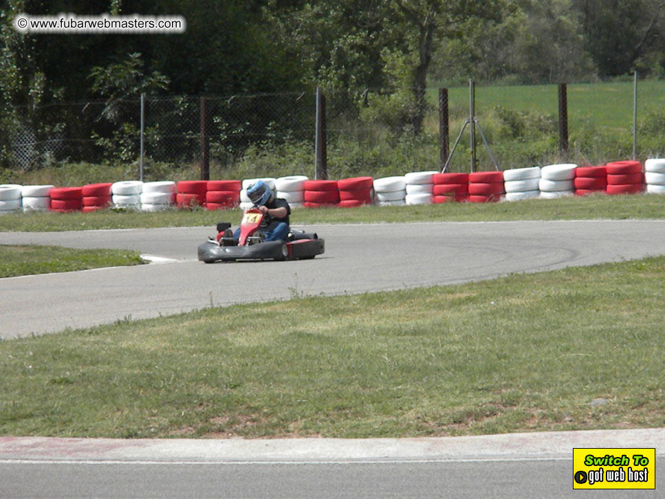 Karting in the mountains of Spain
