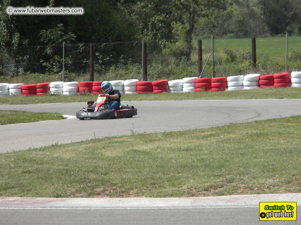 Karting in the mountains of Spain