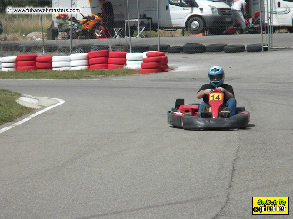 Karting in the mountains of Spain
