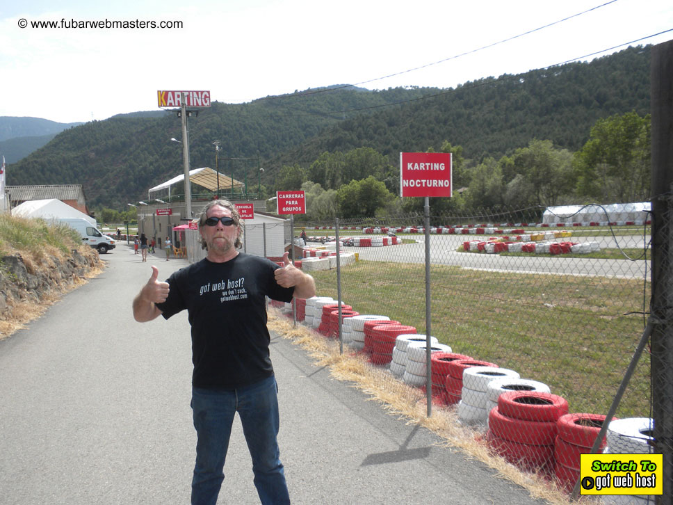 Karting in the mountains of Spain