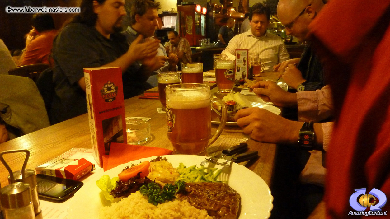 Dinner at Pegas Pivnice