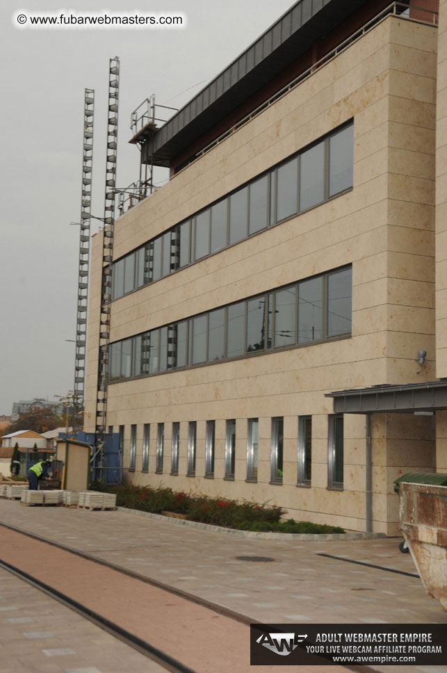 Visit to AWE offices, Budapest, Hungary