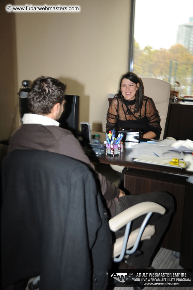 Visit to AWE offices, Budapest, Hungary